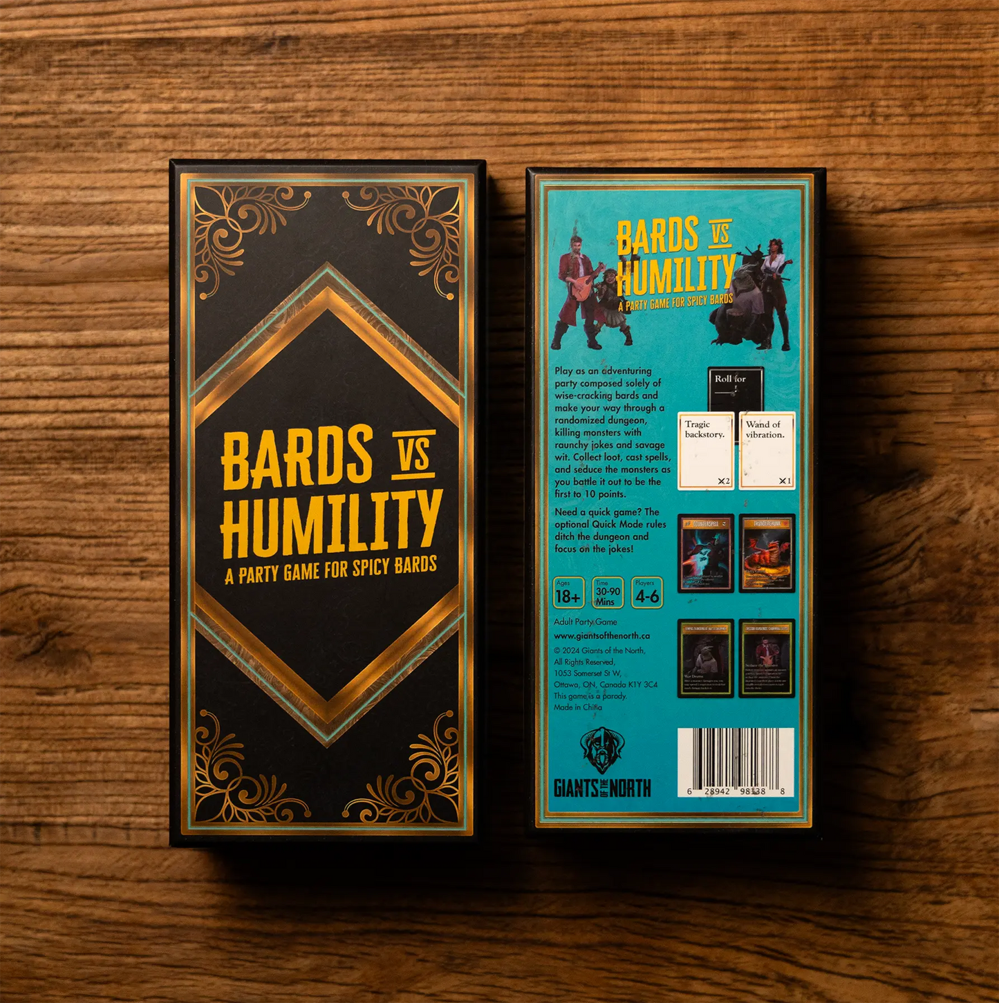 Bards vs Humility: A Party Game for Spicy Bards