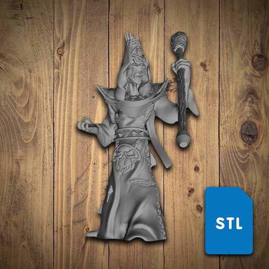 Wretches & Rewards - "Trithum Doomslayer" Lich 3d Printable Miniature