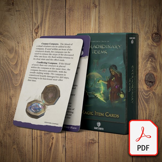 Phaylen's Deck - Magic Item Cards - Digital Cards