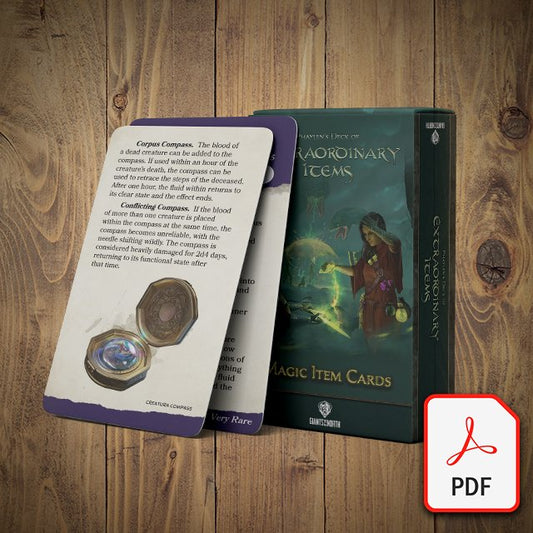 Phaylen's Deck - Magic Item Cards - Digital Cards