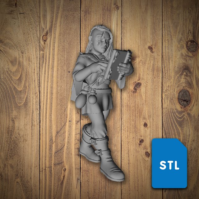 Phaylen Bryntoc Miniature - 3D Printable File